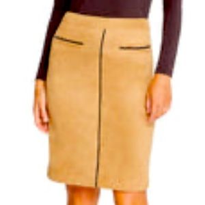 J McLaughlin NWT beautiful Sonya suede skirt!